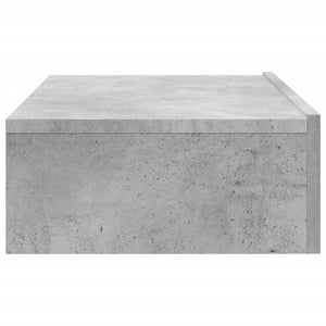 Meuble TV vidaXL avec lumières LED gris béton 60x35x15,5 cm
