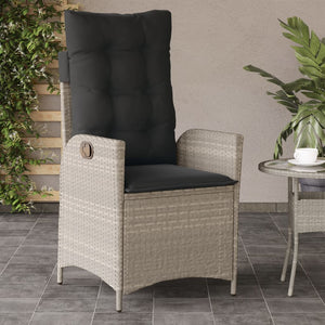 Verstellbare Gartensessel mit Kissen, 2er-Set