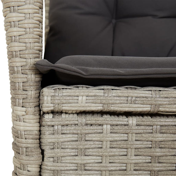 Verstellbare Gartensessel mit Kissen, 2er-Set