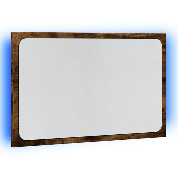LED Badspiegel Sonoma Eiche 60 cm
