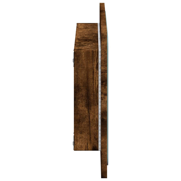 LED Badspiegel Sonoma Eiche 60 cm