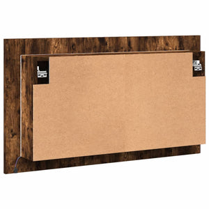 LED-Spiegelschrank Räuchereiche 80 cm