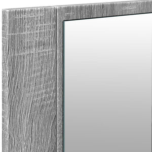 LED-Spiegelschrank Grau Sonoma 100 cm