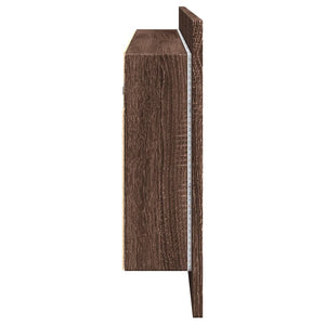 LED-Spiegelschrank Eiche 100x45 cm