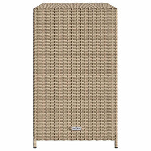 Gartenschrank Beige Poly Rattan 83x45x76 cm
