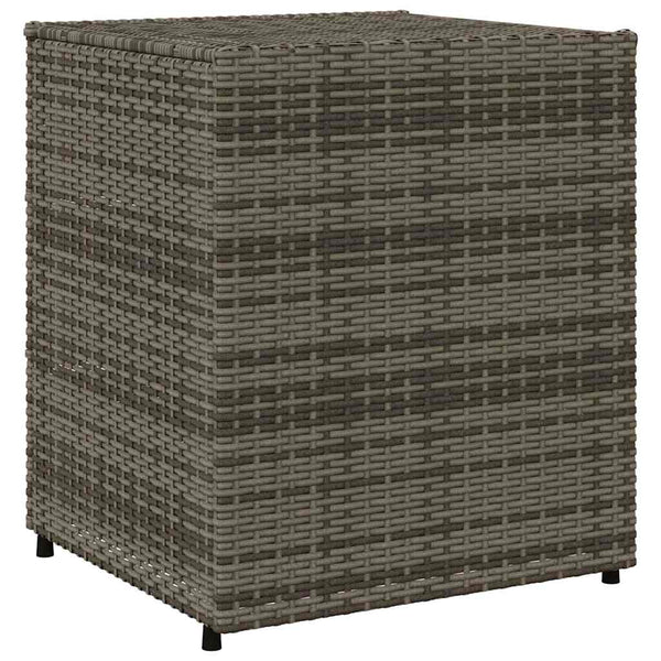Gartenschrank Grau Poly Rattan 55x59x69cm