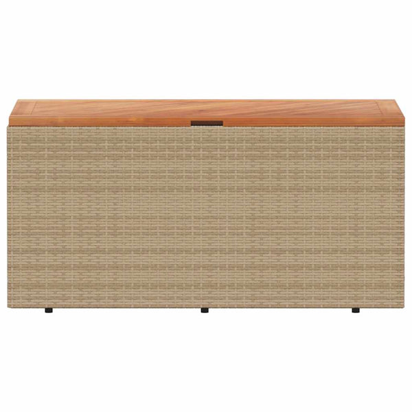 Beige Gartentruhe 110x50x54 cm