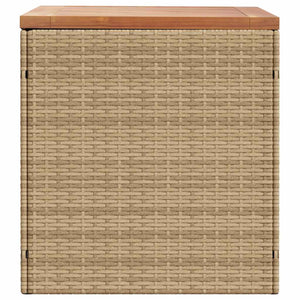 Beige Gartentruhe 110x50x54 cm