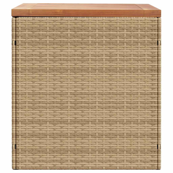 Beige Gartentruhe 110x50x54 cm