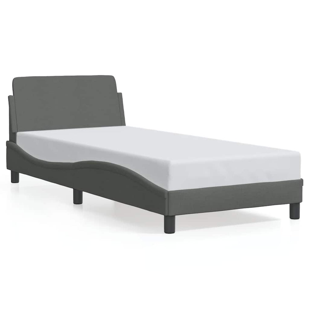 Bettgestell Dover Dunkelgrau 80x200 cm