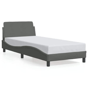 Bettgestell Dover Dunkelgrau 80x200 cm