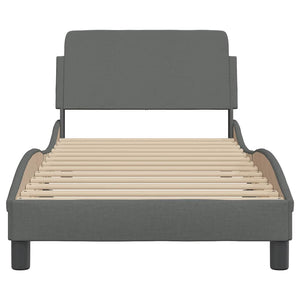 Bettgestell Dover Dunkelgrau 80x200 cm
