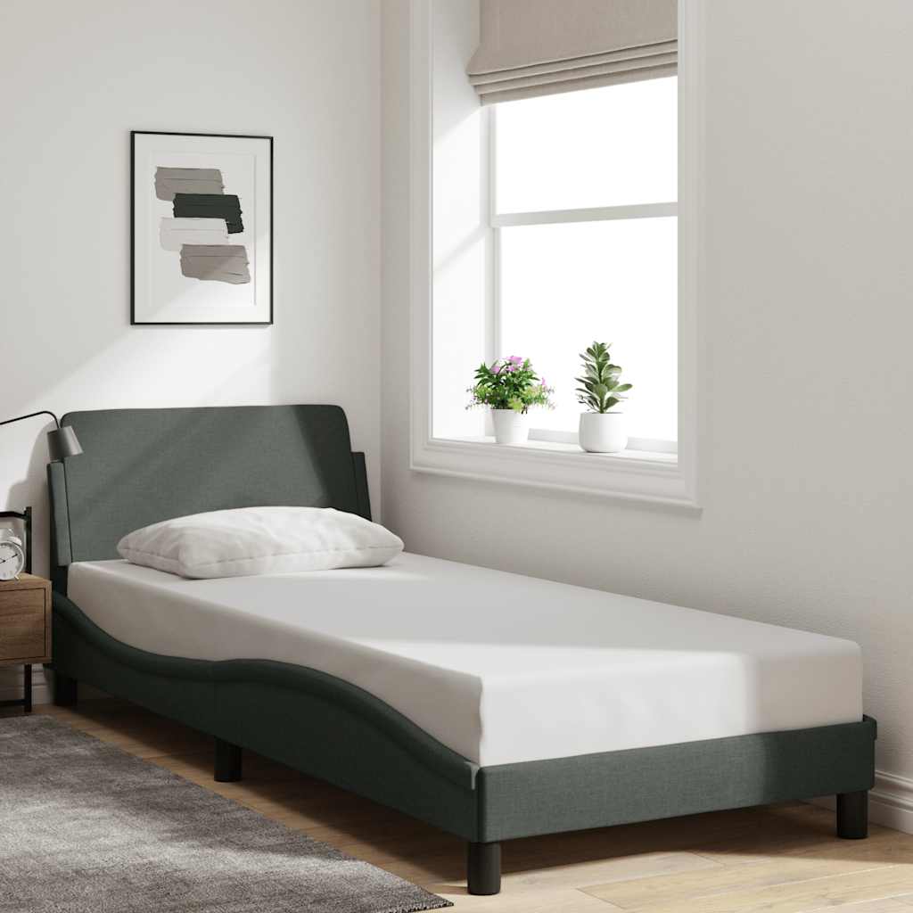 Bettgestell Dover Dunkelgrau 80x200 cm