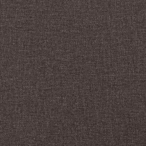 Bettgestell Dunkelbraun 80x200 cm Stoff