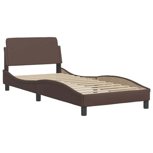 vidaXL Cadre de lit « Dover » marron 80x200 cm similicuir
