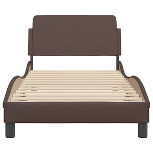 vidaXL Cadre de lit « Dover » marron 80x200 cm similicuir