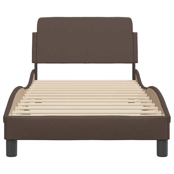 vidaXL Cadre de lit « Dover » marron 80x200 cm similicuir