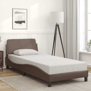 vidaXL Cadre de lit « Dover » marron 80x200 cm similicuir
