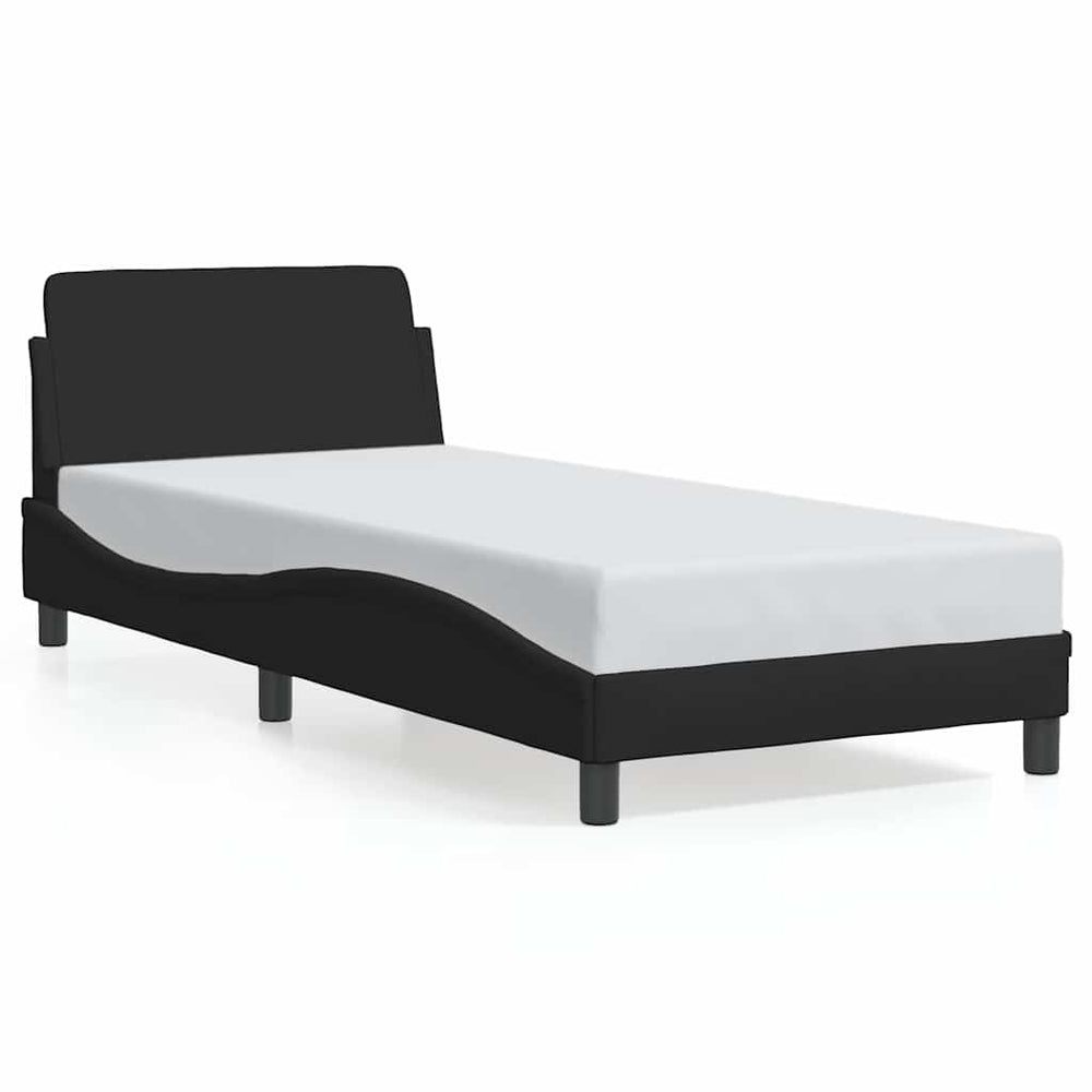 Bettgestell Dover Schwarz 90x190 cm