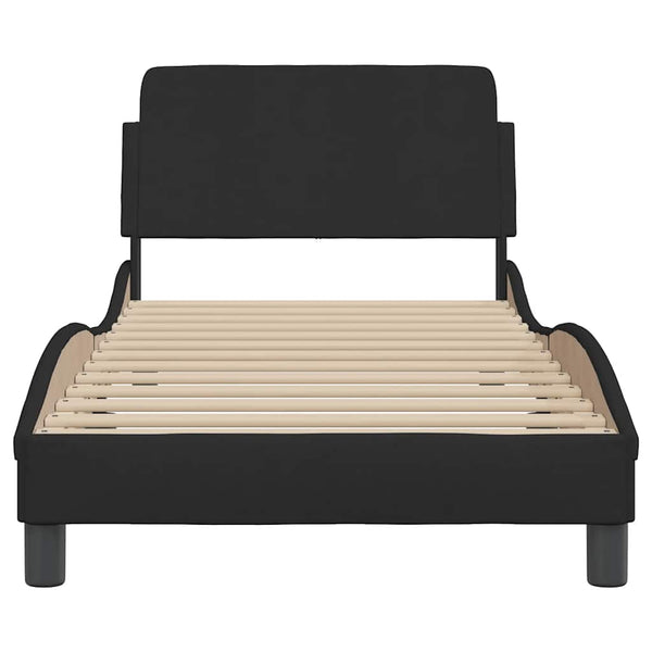 Bettgestell Dover Schwarz 90x190 cm