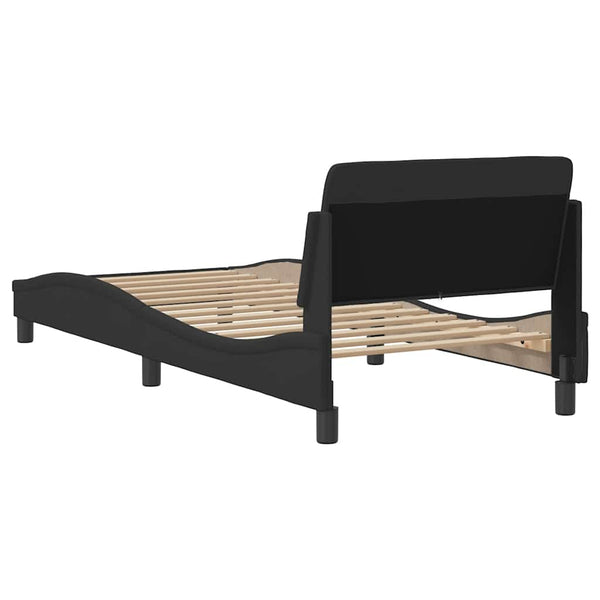 Bettgestell Dover Schwarz 90x190 cm