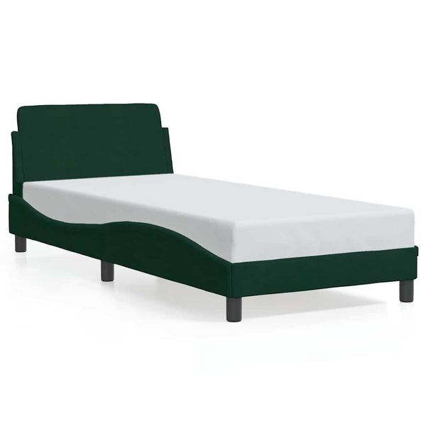 Bettgestell Dover Dunkelgrün 90x190 cm