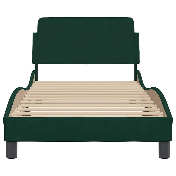 Bettgestell Dover Dunkelgrün 90x190 cm