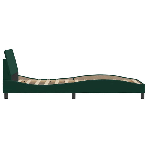 Bettgestell Dover Dunkelgrün 90x190 cm