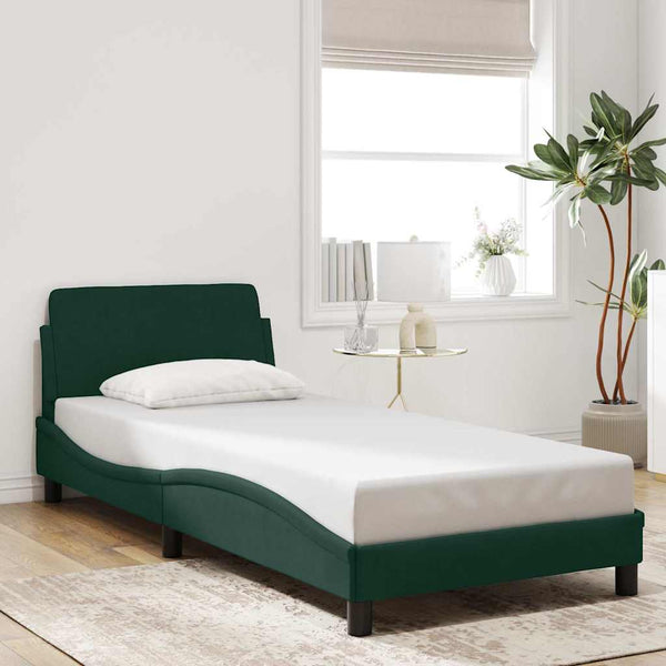 Bettgestell Dover Dunkelgrün 90x190 cm