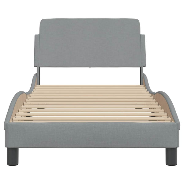 Bettgestell Dover Hellgrau 90x200 cm