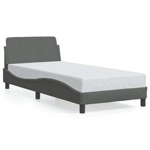 Bettgestell Dover Dunkelgrau 90x200 cm