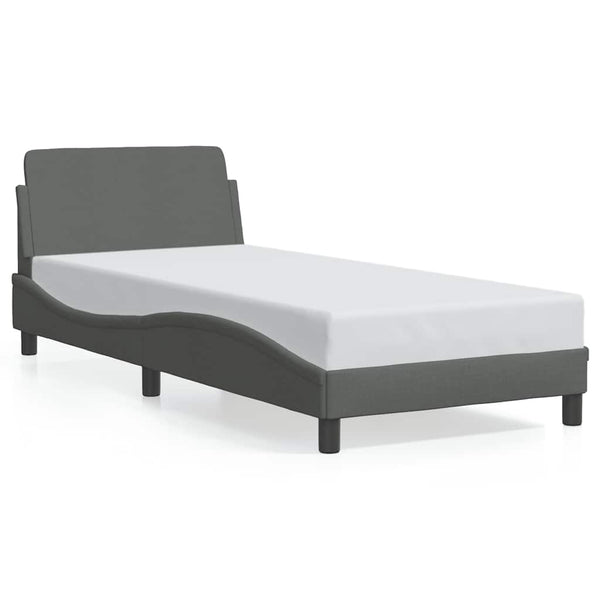 Bettgestell Dover Dunkelgrau 90x200 cm