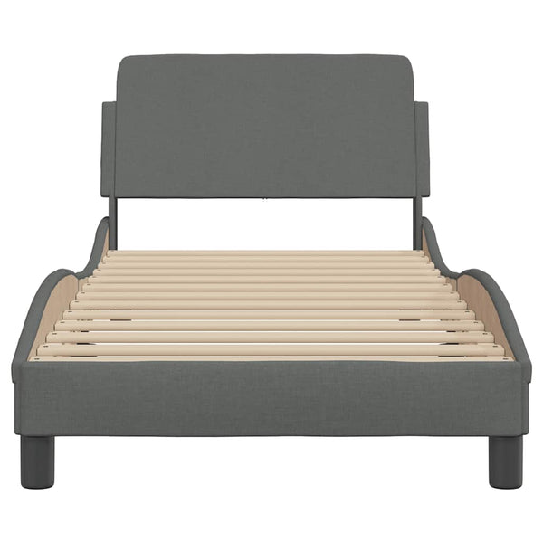 Bettgestell Dover Dunkelgrau 90x200 cm