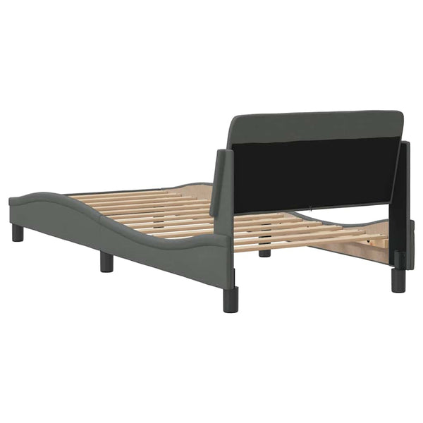 Bettgestell Dover Dunkelgrau 90x200 cm