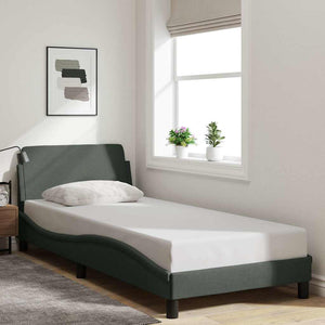 Bettgestell Dover Dunkelgrau 90x200 cm