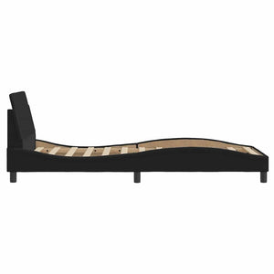 Bettgestell Dover Schwarz 90x200 cm