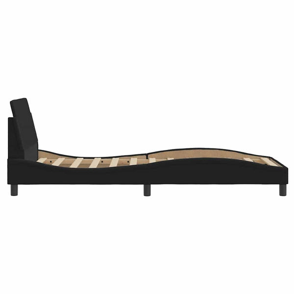 Bettgestell Dover Schwarz 90x200 cm
