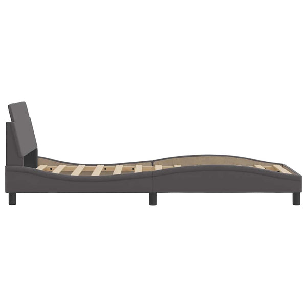 Bettgestell Dover Grau 90x200 cm