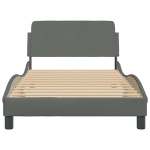 Bettgestell Dover Dunkelgrau 100x200 cm