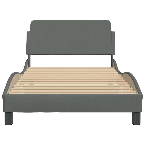 Bettgestell Dover Dunkelgrau 100x200 cm