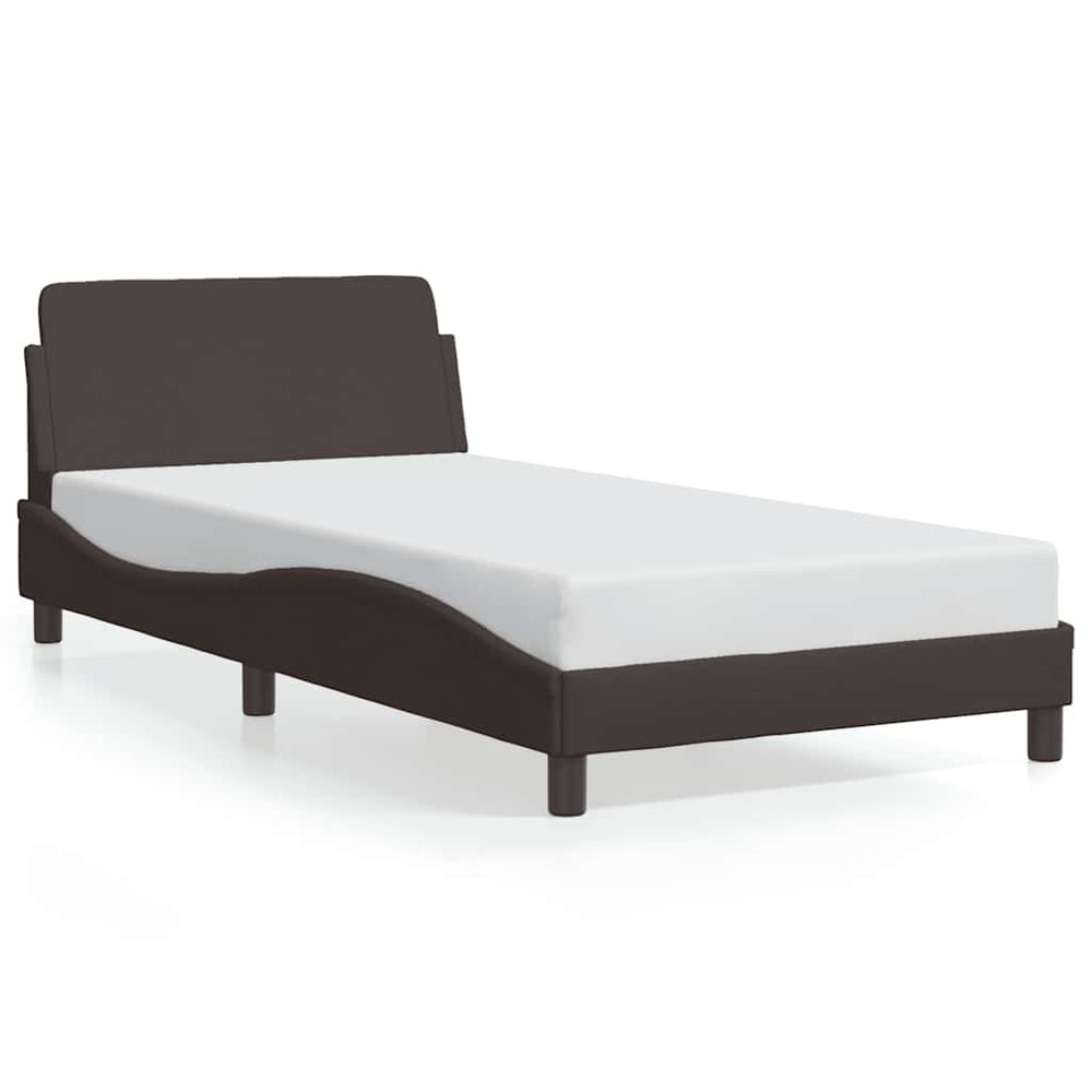 Bettgestell Dunkelbraun 100x200 cm