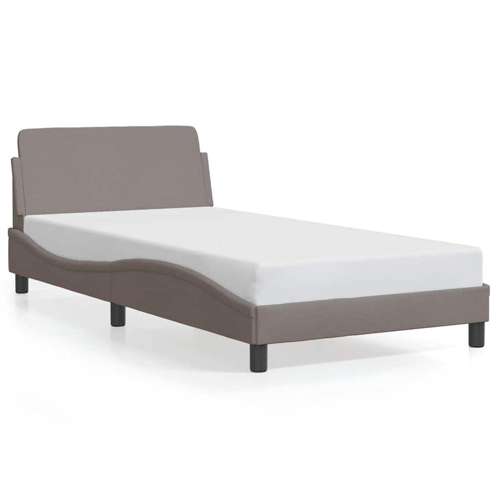 Bettgestell Dover Taupe 100x200 cm