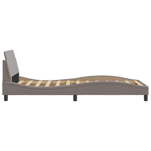 Bettgestell Dover Taupe 100x200 cm