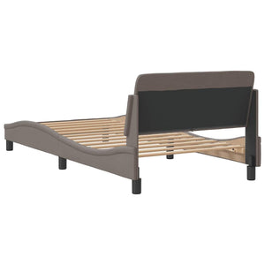 Bettgestell Dover Taupe 100x200 cm