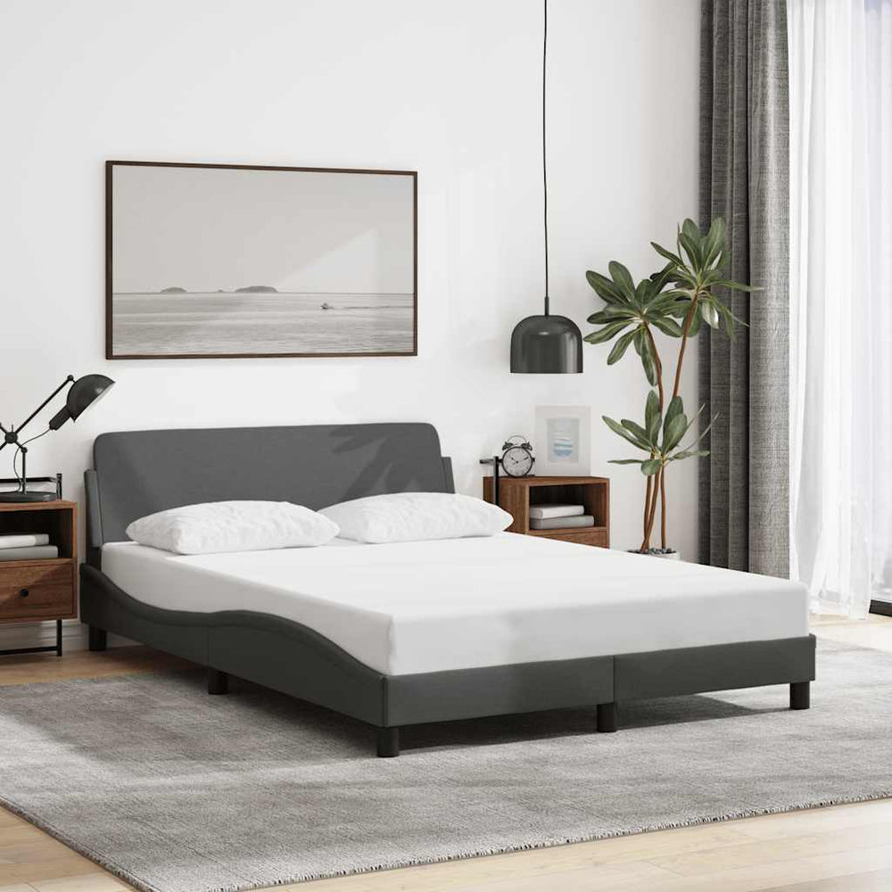 Bettgestell Dover Dunkelgrau 120x200 cm