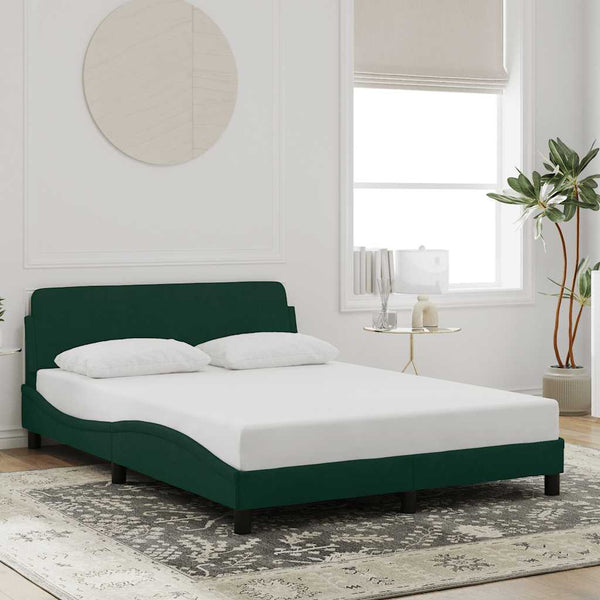 Bettgestell Dover Dunkelgrün 120x200 cm Samt