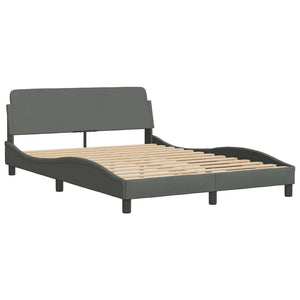 Bettgestell Dover Dunkelgrau 140x190 cm