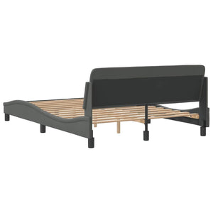 Bettgestell Dover Dunkelgrau 140x190 cm