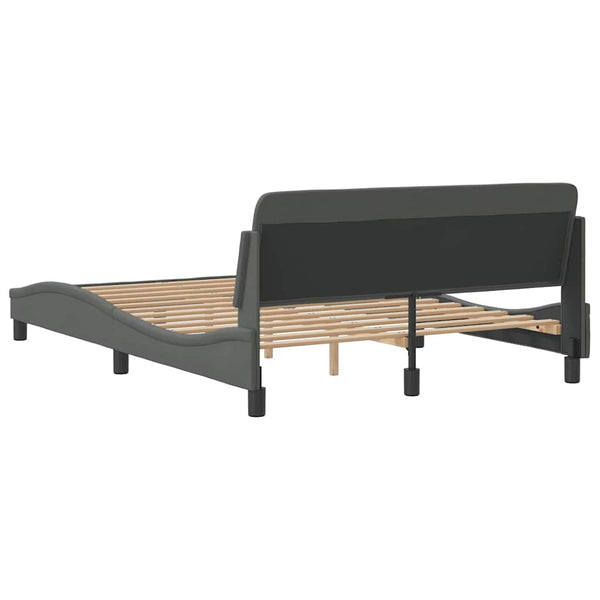 Bettgestell Dover Dunkelgrau 140x190 cm