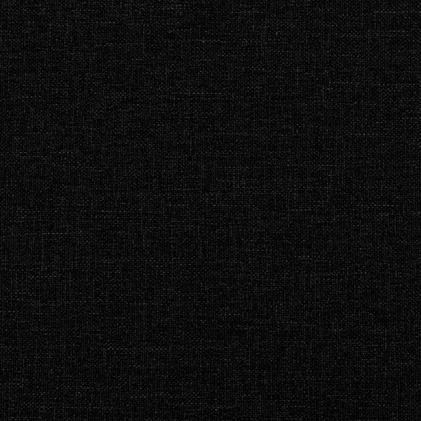 vidaXL Bed Frame "Dover" Black 140x190 cm Fabric